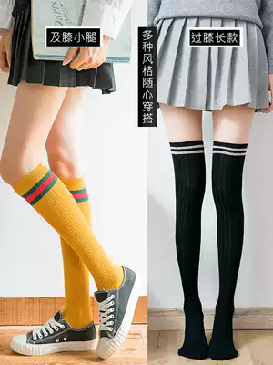 College winter thickened New Tide long tube sock women Autumn Winter girl spring and autumn stockings over the knee long version of autumn