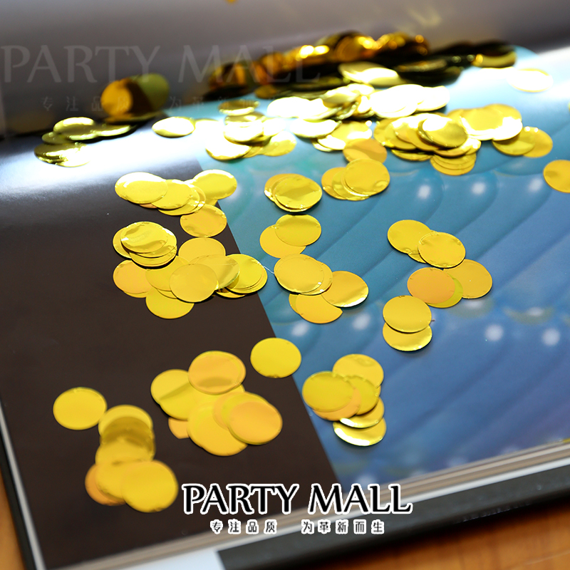 Rose gold and silver DIY wedding room birthday arrangement transparent ball filler diameter 15mm