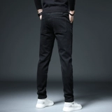 Весенние летние джинсы, приталенный тонкий комбинезон для отдыха, штаны, эластичная талия, свободный прямой крой