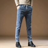 Элитные летние трендовые тонкие джинсы, штаны для отдыха, в американском стиле, свободный прямой крой