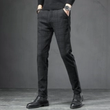 Осенние трендовые повседневные брюки, мужские универсальные шерстяные штаны
