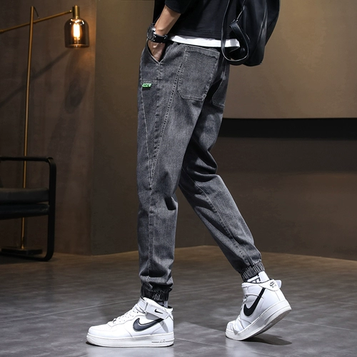 Летние тонкие джинсы, штаны для отдыха, свободный крой