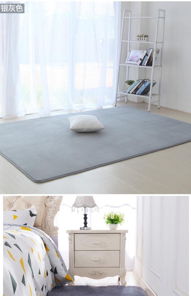 thảm cửa hàng sang trọng cho beanbag đỏ phòng mat phòng khách phòng ngủ ký túc xá đầu giường mat subnet của phụ nữ - Thảm thảm phòng ngủ