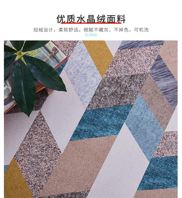 Phong cách Bắc Âu phòng khách thảm sofa bàn cà phê thảm phòng ngủ đầy đủ giường ngủ nghiên cứu khách sạn cửa mat tùy chỉnh - Thảm thảm trải nhà