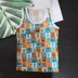 Nhật Bản nhân dân tệ đơn mùa hè childrens bông nhiều màu dễ thương vest 80-95 bãi chọn 3. 