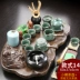 Qinyi Phòng Trà Gỗ Chắc Chắn Khay Trà Kung Fu Trà Hộ Gia Đình Nhỏ Trà Làm Bàn Bộ Hoàn Chỉnh Trà thoát Nước Biển Khay bàn trà xếp gọn bàn trà kim cương Bàn trà