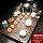 bàn trà chân inox mạ vàng Bộ trà Qinyi Kungfu cho phòng khách gia đình nhẹ sang trọng cao cấp tất cả trong một bếp cảm ứng hoàn toàn tự động khay trà gỗ nguyên khối bàn trà bàn ghế gỗ trà chanh bàn trà điện seko