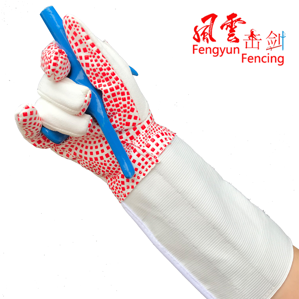 allstar same fencing gloves children's adult foil epee gloves palm point plastic non-slip finger thickening