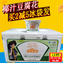 Luofu Mountain Huizhou specialty Hakka Po landscape tofu flower original red bean rock sugar default coconut juice flavor