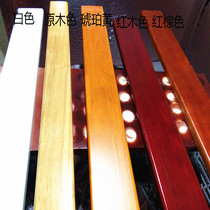 Interior decoration Solid wood stair stepper plate Steel frame rotating stair stepper Pouring stair stepper do paint oak