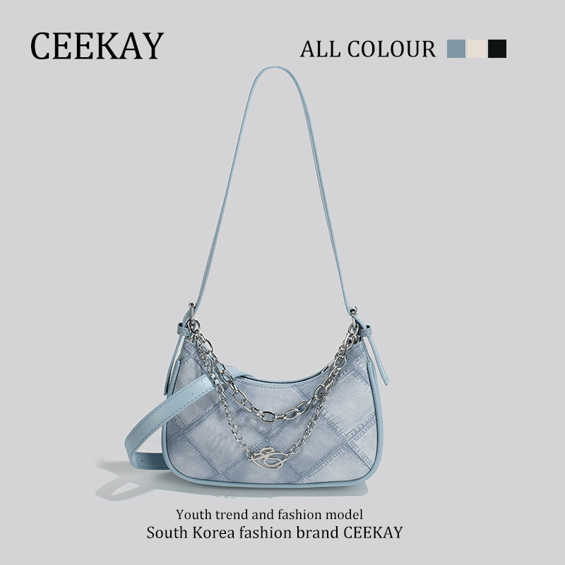 Ceekay Summer High-End Textured Underarm Bag Niche Design Bag for Women 2026 New Versatile Shoulder Crossbody Bag