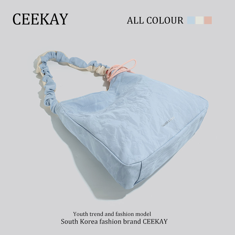 Light Luxury Niche Design Tote Bag - CEEEKAY Brand 2025 New Arrival Women's Bag in Microfiber Synthetic Leather - Thumbnail 3