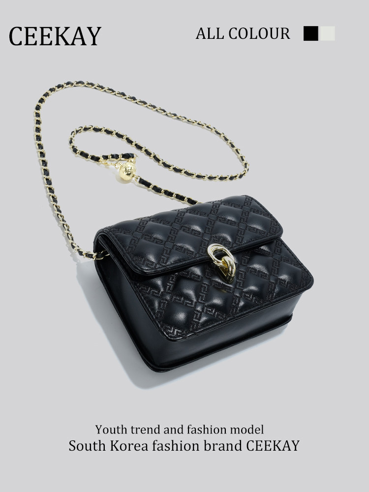 Ceekay Genuine High-End Mini Chain Bag Niche Design Small Bag for Women 2025 New Versatile Crossbody Bag