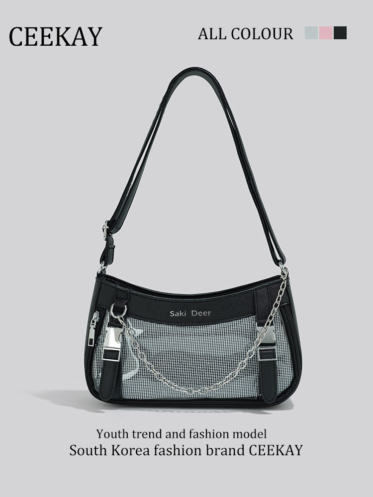 Ceekay Genuine Niche Design Y2K Sweet and Cool Girl Underarm Bag Trendy Bag for Women 2025 New Crossbody Bag