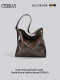 Ceekay Original Design Large-Capacity Tote Bag for Women 2026 New Pu Leather Fashionable Simple Commuter Crossbody Bag