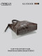 Ceekay Original Design Large-Capacity Tote Bag for Women 2026 New Pu Leather Fashionable Simple Commuter Crossbody Bag