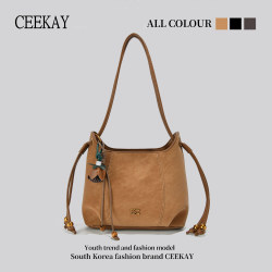 Ceekay Original Design High-End Work and Commuting Bag for Women 2026 New Retro Large-Capacity Tote Bag
