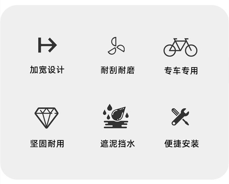 Suitable for Electric Vehicles Ninebot m Series N Series Modified Mudguard 9 Series M85C/95C/N70C/N90 Rear Fender Mudguard