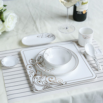 Mouth dish Hotel Hotel special dishes Banquet hotel table tableware Five-piece set chopsticks set Four-piece set bowl