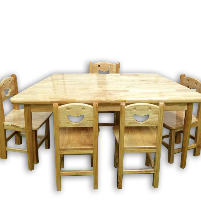 100 Els Children Kits Table And Chairs Kindergarten Table And Chairs Solid Wood Full Oak Wood Table And Chairs Children of T Table Manufacturers Wholesale
