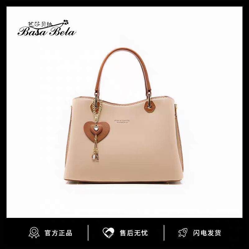 [Official Authentic Product] Basha Bella New Luxury Fashion Handbag Versatile Shoulder Bag Popular Handheld Bag