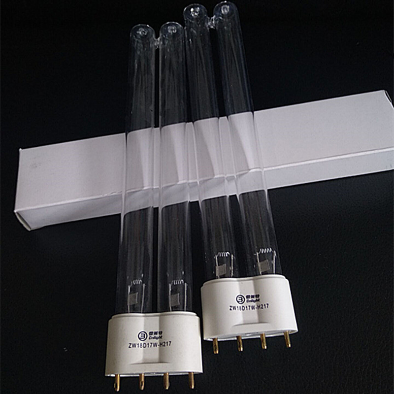 18W雪莱特H型紫外线杀菌灯管ZW18D17W-H217，医疗消毒灯管2G11