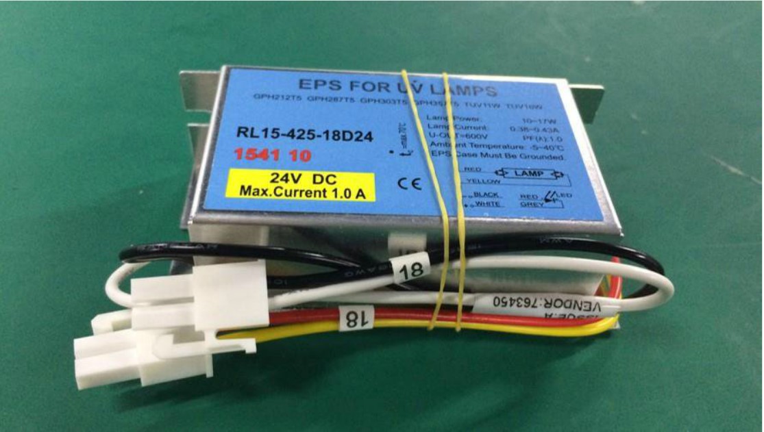 RL15-425-18D24 UV special ballast PN41-DC24-425-18 24V DC