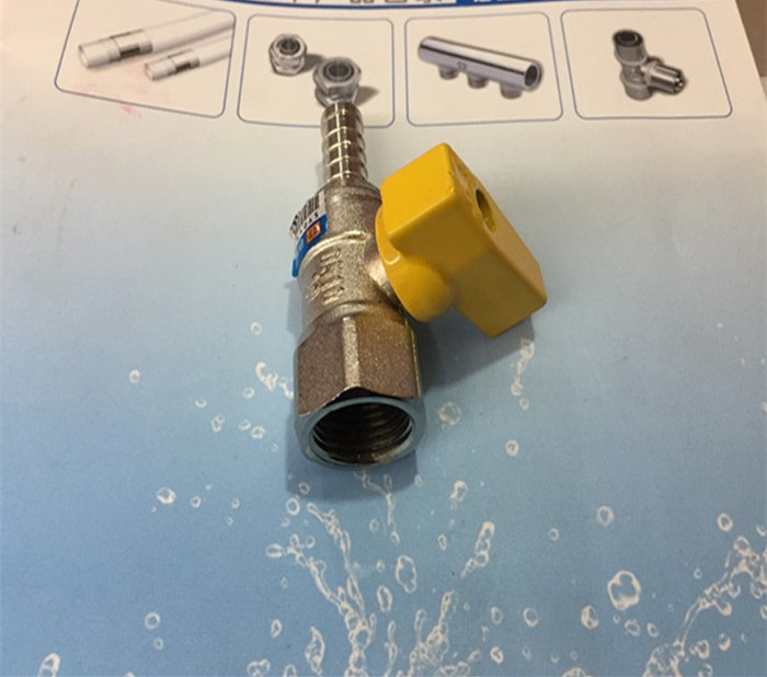 Foshan Day Feng brass gas valve plated nickel S1 2F DN10 DN10 valve for gas valve gas