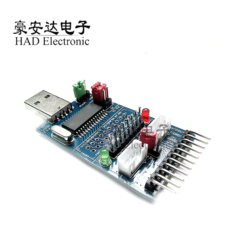 CH341A USB转I2C/IIC/SPI/UART/TTL/ISP适配器 EPP/MEM并口转换器