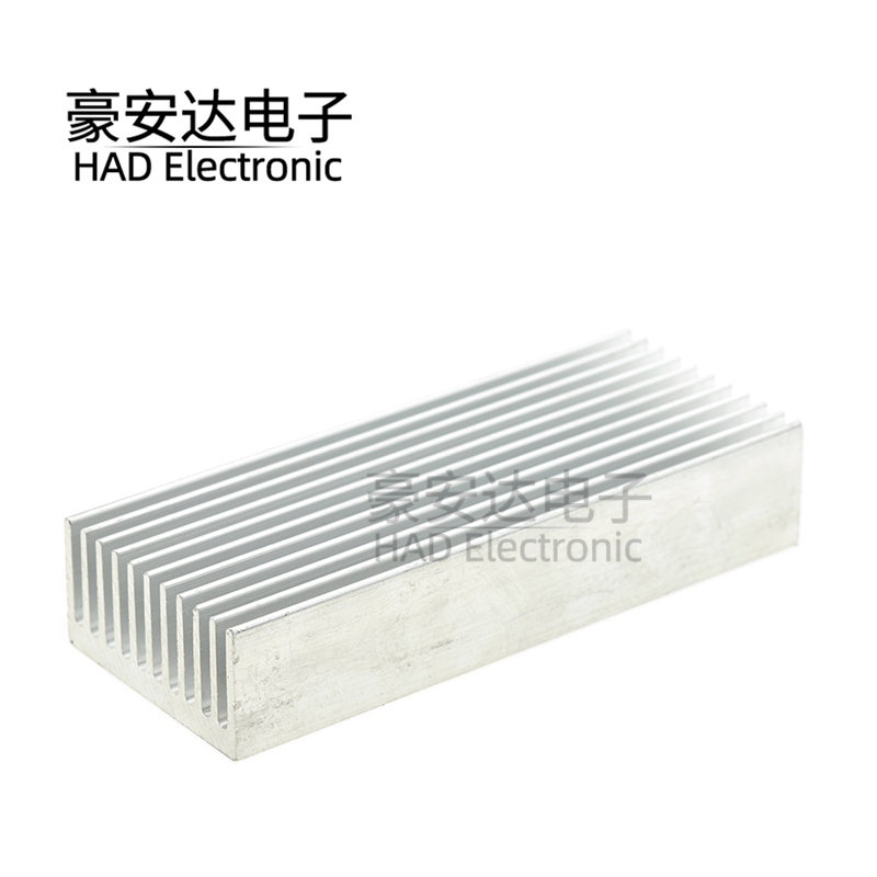 纯铝制散热片 铝合金散热器 散热条 100*40*20MM