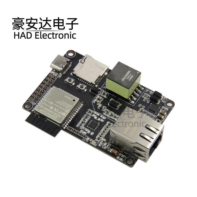 LILYGO TTGO T-Internet-POE ESP32 以太网适配器和下载器扩展板