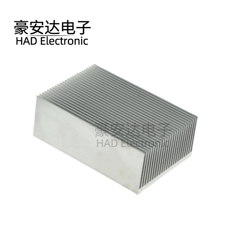 散热片 100*69*36MM（银色）优质散热器 超厚铝材 基板厚度4.6MM