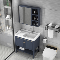 Ceramic laundry basin space aluminum floor-to-ceiling washing wardrobe integrated laundry mess with washboard pool balcony toilet