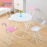 Простой складной круглый столовой столовой домохозяйственные квартиры, маленький стол, наружные киоски, портативные столы и стулья