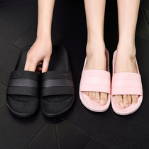 Summer bathroom slippers female home indoor non-slip thick bottom couple bath plastic sandals men summer