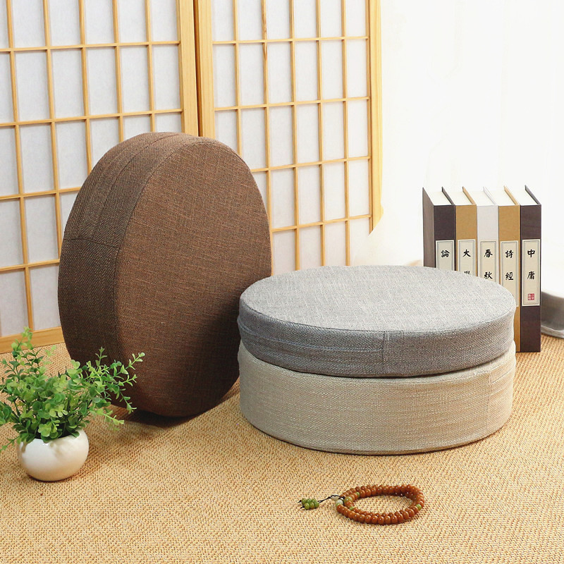 Japanese tatami mat futon cushion thick seat cushion dismantling tea ceremony meditation meditation kneeling prayer mat bay window floor mat