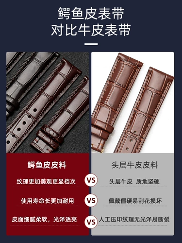 Omega, ремешок для часов подходит для мужчин и женщин, крокодил, из натуральной кожи, делается под заказ