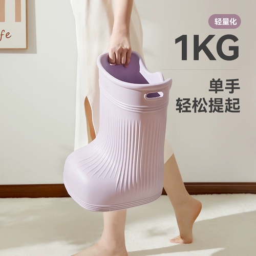 Замачивание ковша для ног домохозяйственное горшок, проезжающий термостат теленка, массаж ствола ноги с бочкой.