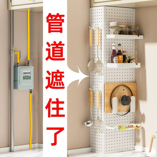 Кухонные газовые трубы покрывают декоративный водонагреватель природного газа вниз по крышке водопроводной трубы, газовая крышка уродливая пещерная пластина