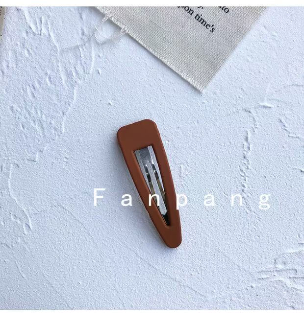 Hàn Quốc ins kẹp tóc mạng clip đỏ mũ trùm đầu bangs clip phụ kiện tóc retro bb clip macarons Morandi - Phụ kiện tóc phụ kiện tóc