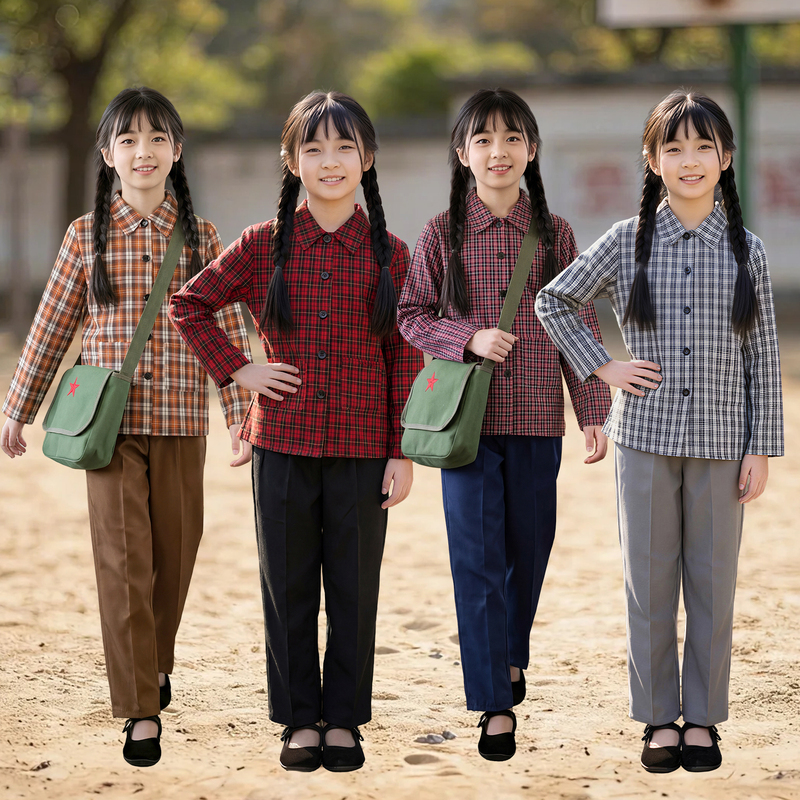 1980S Nostalgic Clothing, 70S Retro Rural Clothing, Youth Tops, 80S Old-Style 90S Style Worker Plaid Shirts for Women 1980S Nostalgic Clothing, 70S Retro Rural Clothing, Youth Tops, 80S Old-Style 90S Style Worker Plaid Shirts for Women