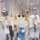 Nordic Clothing Store Window Decoration Lights, Personalized Bar Lights, Bay Window Restaurant, Cafe, Milk Tea Shop Glass Chandeliers