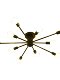 Scandinavian Creative Stylish Iron Living Room Lamp Bedroom Lamp American Retro Industrial Style Bar Restaurant Multi-Head Ceiling Lamp