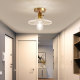 Aisle Light, Corridor Light, Japanese-Style Simple Glass Ceiling Light, Nordic Light Luxury Cloakroom, Entrance Hall, Led Lighting Fixtures