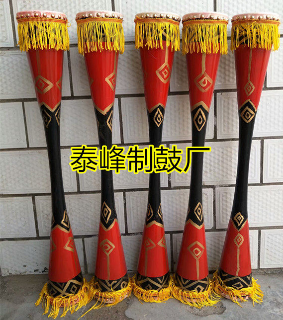 Guangxi Yao Chu Drum Long Drum Yao Ethnic Group Drum Folk Dance Drum Fine Long Drum Students Drum Crafts Drum Dance Drums