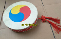 Factory direct sales Korean Ping encouraged dance props Yangge drum Korean tambourine flower tambourine Hotba drum