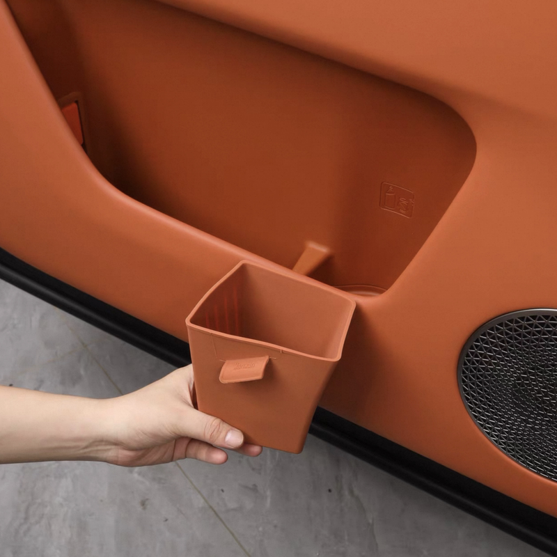 Suitable for Wey V9X Car Door Umbrella Holder Trash Can Car Storage Box Car Interior Trash Bin