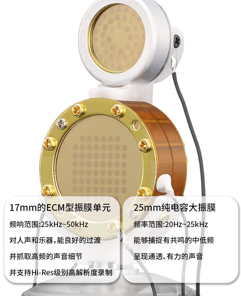 Sony/索尼 C-80 C-100电容麦克风 主播K歌游戏有声书ASMR录音话筒