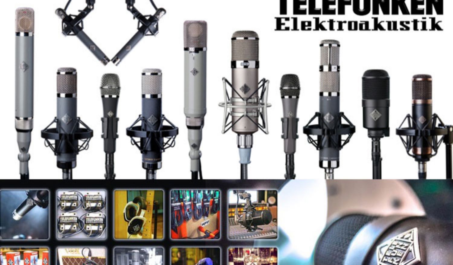 TELEFUNKEN/德律风根 C12 多指向 专业录音棚人声 电子管话筒