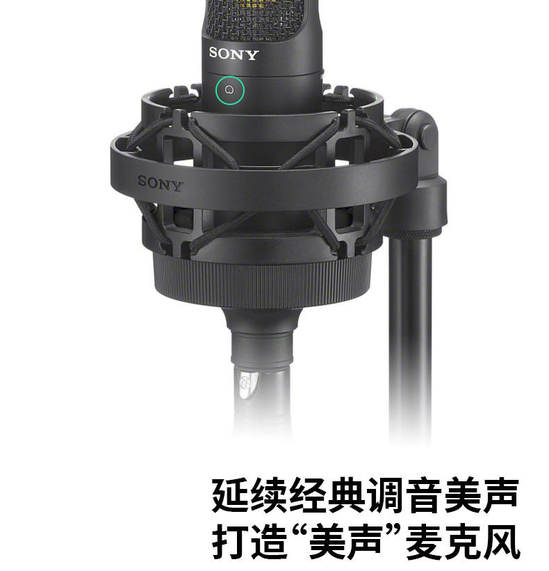 Sony/索尼 C-80 C-100电容麦克风 主播K歌游戏有声书ASMR录音话筒